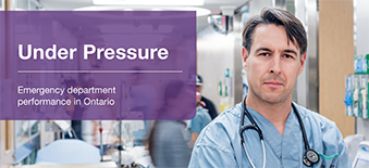 Front cover of the Emergency Department Report: Under Pressure