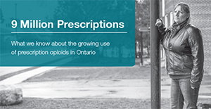 Front cover of opioid prescribing report: 9 Million Prescriptions