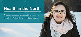 Front cover of health equity report: Health in the North