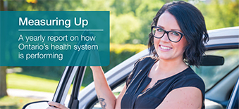 Front cover of Measuring Up - A yearly report on how the provincial health system in performing