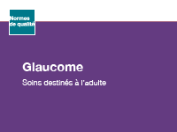 Le guide clinique couvre glaucome