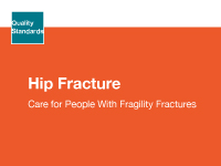 The clinical guide cover for hip fracture