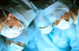 Surgery team in the operating room