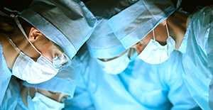 Surgery team in the operating room