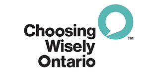 Choosing Wisely Ontario logo