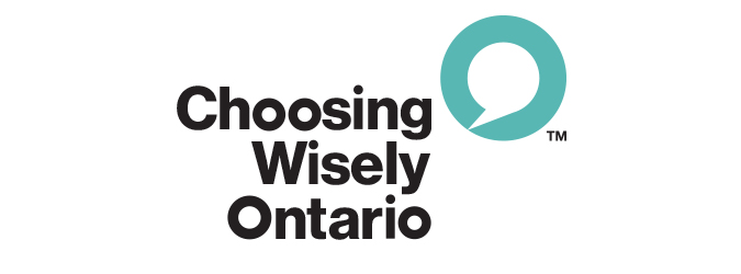 Choosing Wisely Ontario wordmark