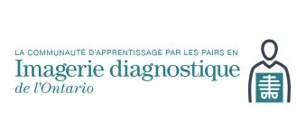 Mot-symbole de la communauté d’apprentissage par les pairs en imagerie diagnostique de l'Ontario 