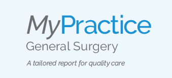 Wordmark for MyPractice general surgery report