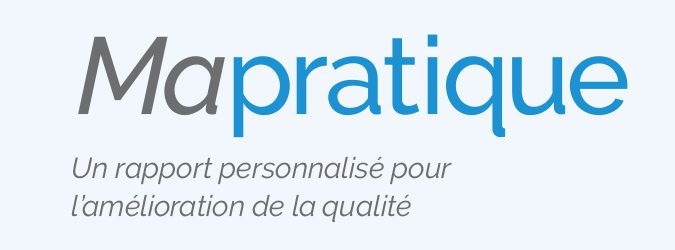 Mot-symbole pour MaPratique, un rapport personnalisé pour l’amélioration de la qualité