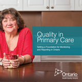 Front cover of the caregiver distress report: Quality in Primary Care