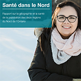 Page couverture du rapport sur l’équite en matière de santé: Santé dans le Nord 